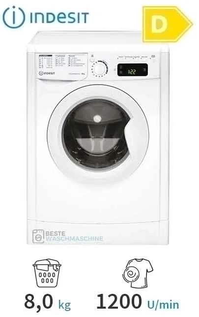 Indesit 869991624350 8 kg waschmaschine unter 300 euro