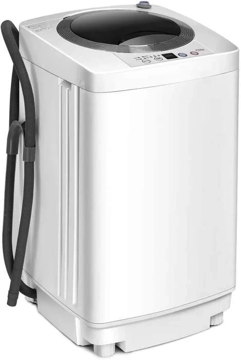 Costway washing machine fully automatic machine top loader mini washing machine 3.5 kg