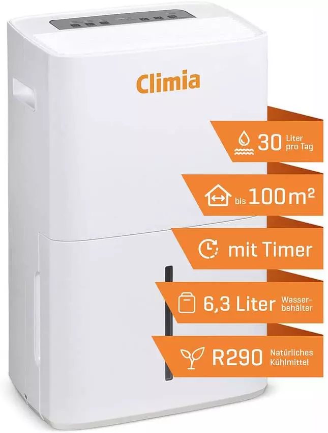 Climia CTK 240 elektrischer Bautrockner mit okologischem Kuhlmittel